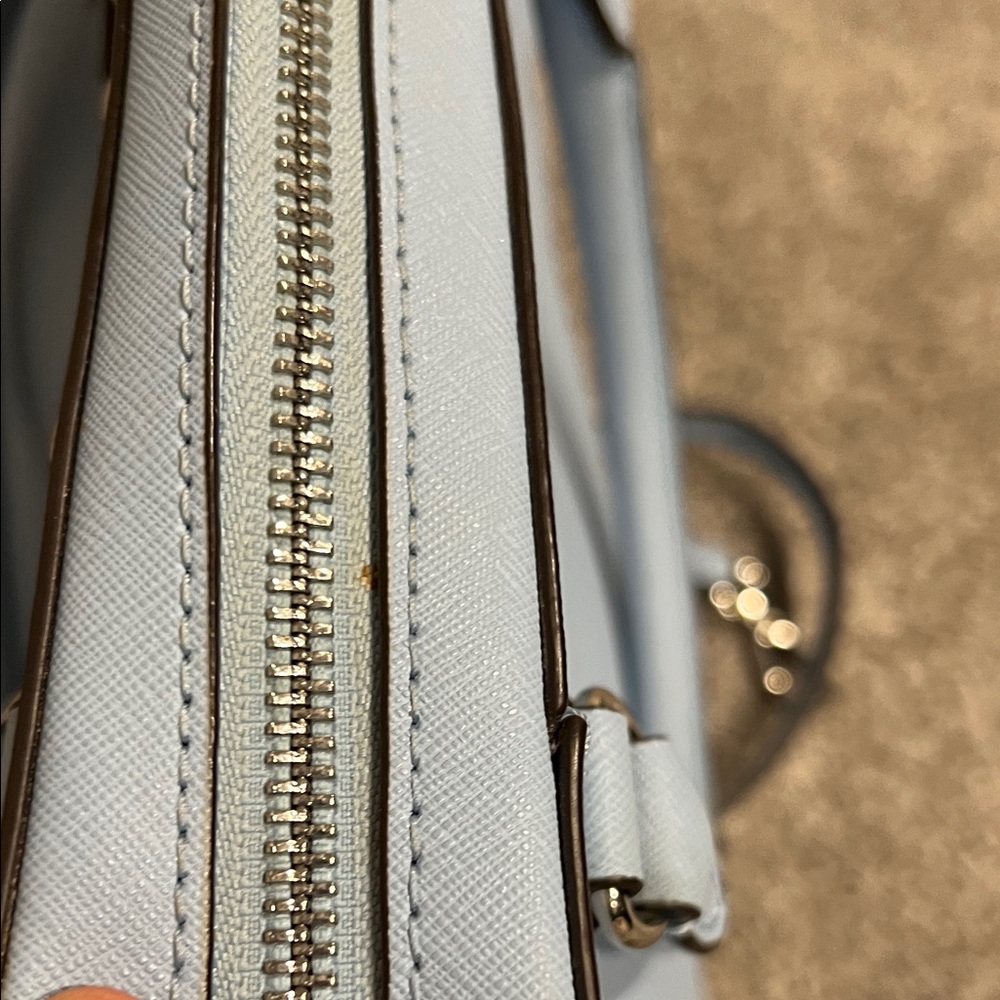 MICHAEL Michael Kors Light Blue Studded Shoulder Bag - Picture 6 of 12